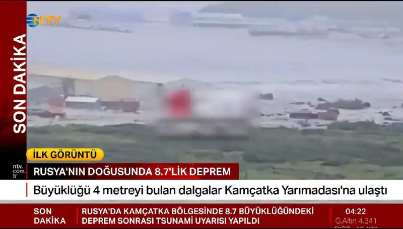 Kamçatka Kıyılarında İlk Tsunami Dalgaları Alarm Verdi: Neler Oluyor?